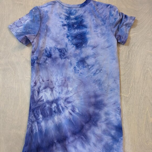 Kids Casual Tie-Dye Dress - Purple - Picture 2 of 5